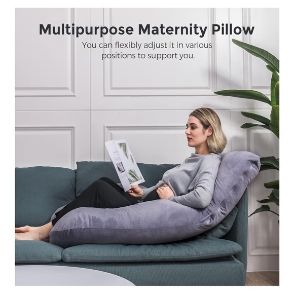 Momcozy Pregnancy Pillows for Sleeping, U Shaped Full Body Maternity Pillow - Picture 5 of 5